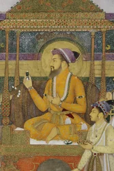 (Detail) aus Kaiser Shah Jahan auf dem Pfauenthron, 1640