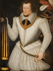 Porträt von Robert Devereux, 2. Earl of Essex, 1600-1700